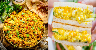 Egg Bhurji & Creamy Egg Sandwich Recipes