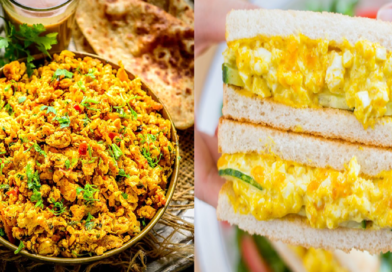 Egg Bhurji & Creamy Egg Sandwich Recipes