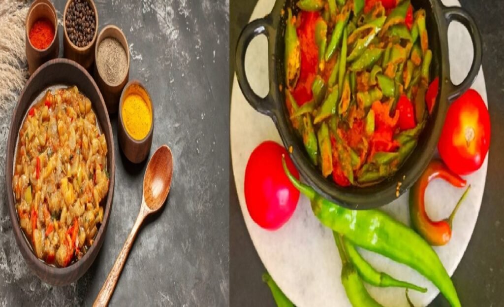 Green Chilli & Green Tomato Vegetable: Quick 30-Minute Spicy & Tangy Recipe!