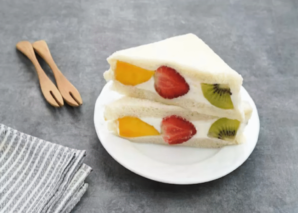 Healthy Fruit Sandwich Recipe for Kids | Easy & Tasty Breakfast Idea