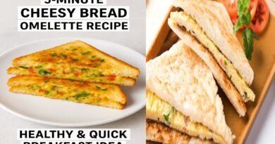 5-Minute Cheesy Bread Omelette Recipe: Healthy, Quick & Super Tasty Breakfast Idea