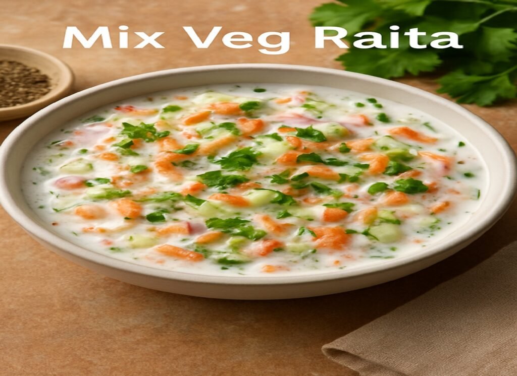 Mix Veg Raita Recipe – A Healthy & Delicious Side Dish for Every Meal
