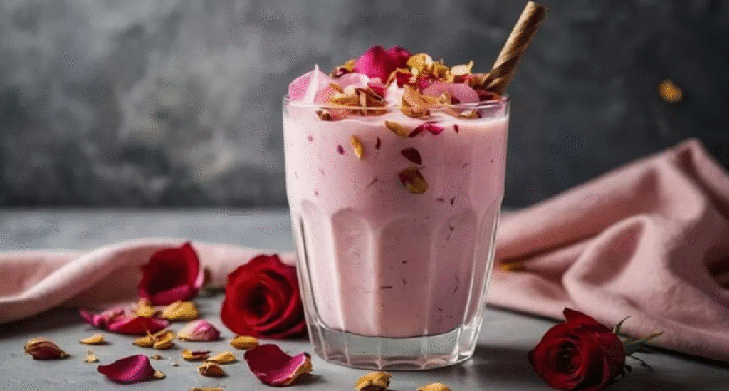 How to Make Market-Style Rose Lassi at Home – Refreshing Summer Drink Recipe
