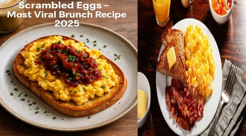 Bacon-Jam Scrambled Eggs – Most Viral Brunch Recipe 2025