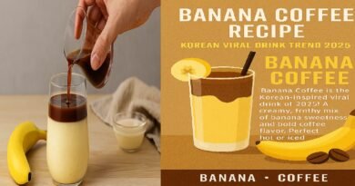 Banana Coffee Recipe – Korean Viral Drink Trend 2025
