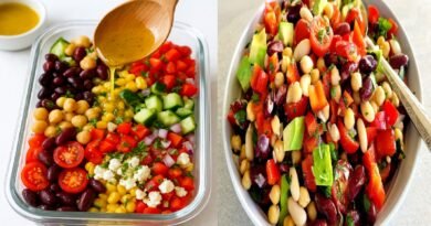 Dense Bean Salad Recipe – Viral Meal-Prep Salad Bowl 2025