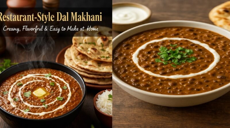 Restaurant-Style Dal Makhani Recipe | Creamy, Flavorful & Easy to Make at Home