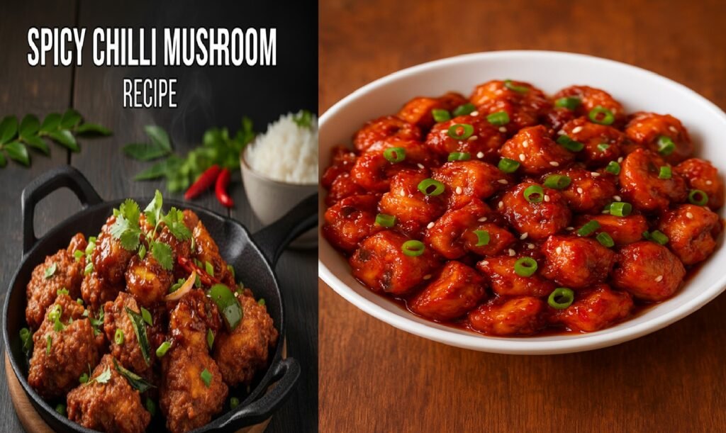 Spicy Chilli Mushroom Recipe: Crispy, Juicy & Irresistible