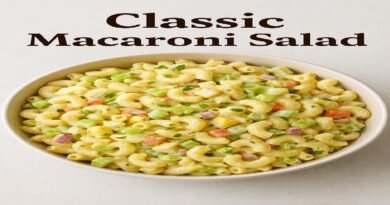 Creamy Classic Macaroni Salad Recipe – A Timeless Summer Favorite