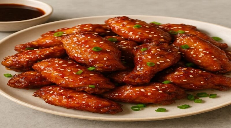 Irresistibly Sticky Honey Chicken Wings: Sweet, Savory, and Perfectly Crispy Delight