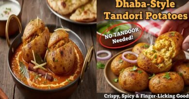 Make Dhaba-Style Stuffed Tandoori Potatoes at Home — No Tandoor Needed! Crispy, Spicy & Finger-Licking Good