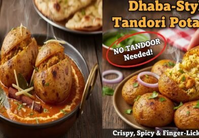 Make Dhaba-Style Stuffed Tandoori Potatoes at Home — No Tandoor Needed! Crispy, Spicy & Finger-Licking Good