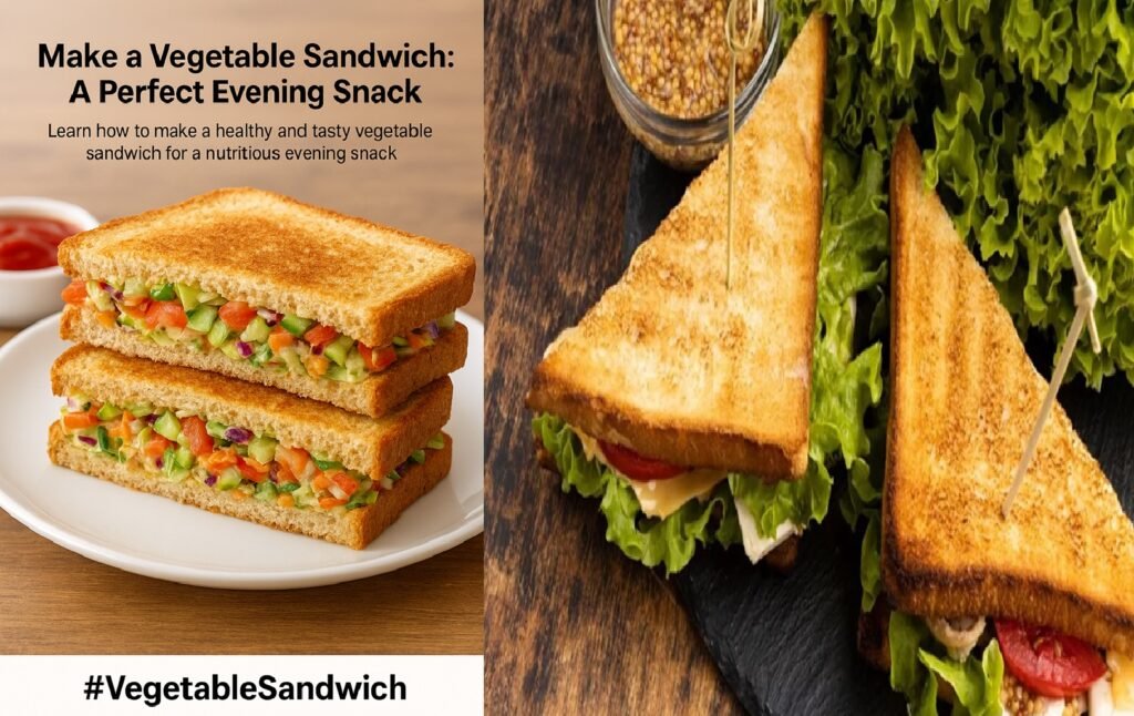 Crispy & Healthy Vegetable Sandwich Recipe: A Perfect Evening Snack