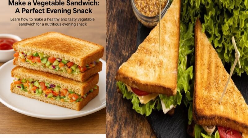 Crispy & Healthy Vegetable Sandwich Recipe: A Perfect Evening Snack