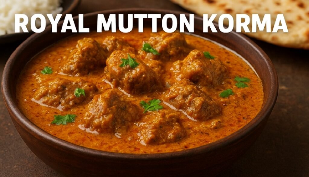 Royal Mutton Korma Recipe: A Rich Mughlai Curry That Melts in Your Mouth