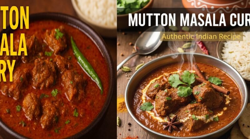 Mutton Masala Curry Recipe: Finger-Licking Authentic Indian Style Mutton Curry | A Must-Try!