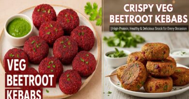 Vegan Beetroot Kebabs | Healthy Snack That Boosts Iron & Energy