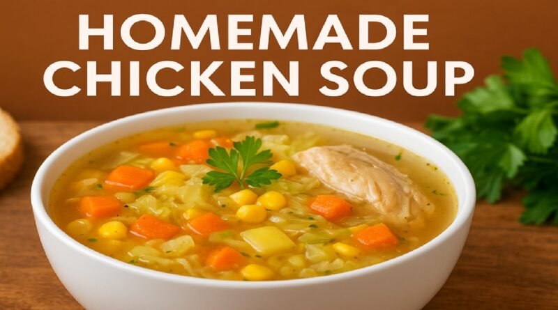 Delicious Homemade Chicken Soup Recipe – Healthy, Comforting & Easy to Make