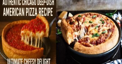 Authentic Chicago Deep-Dish American Pizza Recipe | Ultimate Cheesy Delight Authentic Chicago Deep-Dish American Pizza Recipe | Ultimate Cheesy Delight