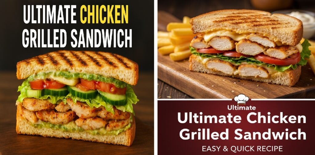 Ultimate Chicken Grilled Sandwich Recipe: Juicy, Flavor-Packed & Ready in 10 Minutes