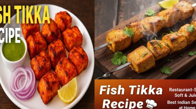Fish Tikka Recipe: Restaurant-Style Soft & Juicy Fish Tikka at Home | Best Indian Seafood Recipe