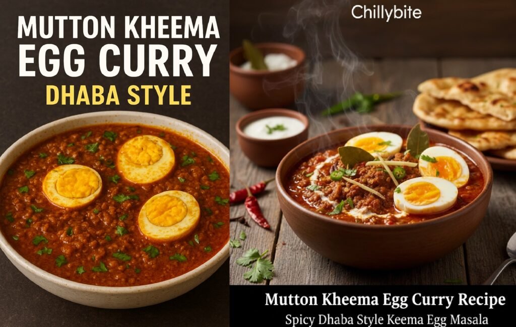 Mutton Kheema Egg Curry Recipe: Hot Dhaba-Style Keema Egg Masala | Simple & Tasty
