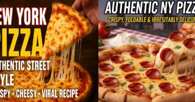 Authentic New York-Style American Pizza Recipe – Crispy, Foldable & Irresistibly Delicious Authentic New York-Style American Pizza Recipe – Crispy, Foldable & Irresistibly Delicious!