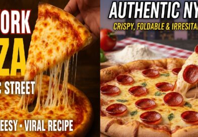 Authentic New York-Style American Pizza Recipe – Crispy, Foldable & Irresistibly Delicious Authentic New York-Style American Pizza Recipe – Crispy, Foldable & Irresistibly Delicious!