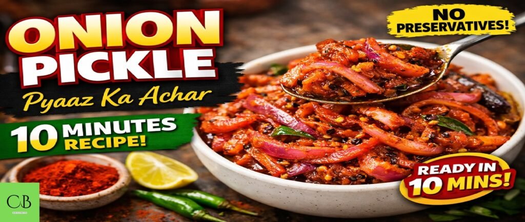 Street-Style Onion Pickle at Home | Easy Pyaaz Ka Achar Recipe