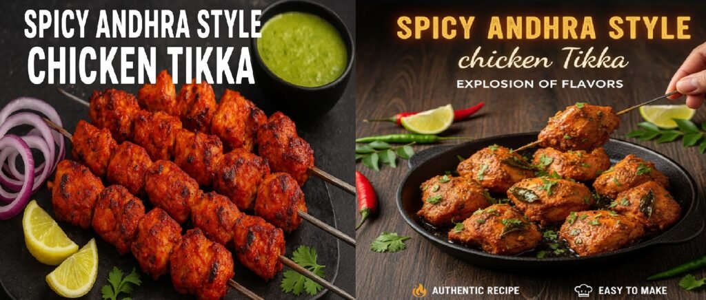 Spicy Andhra Style Chicken Tikka: A Fiery, Flavor-Packed Recipe You Must Try