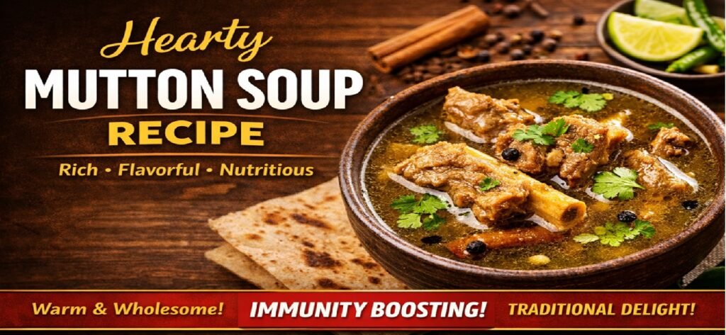 Hearty Mutton Soup Recipe: A Traditional Comfort Food Packed with Flavor and Nutrition