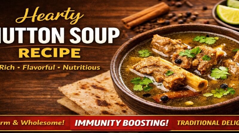 Hearty Mutton Soup Recipe: A Traditional Comfort Food Packed with Flavor and Nutrition