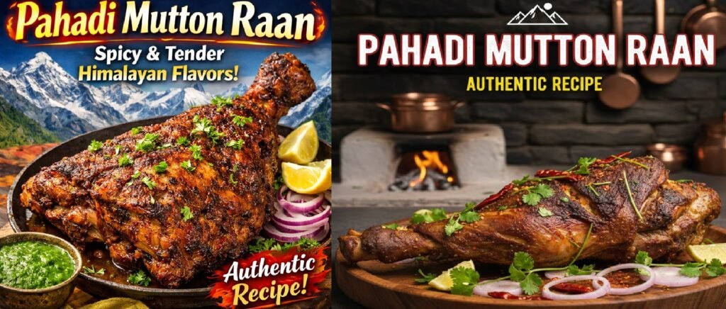 Pahadi Mutton Raan Recipe: Tender, Spicy, and Full of Himalayan Flavors