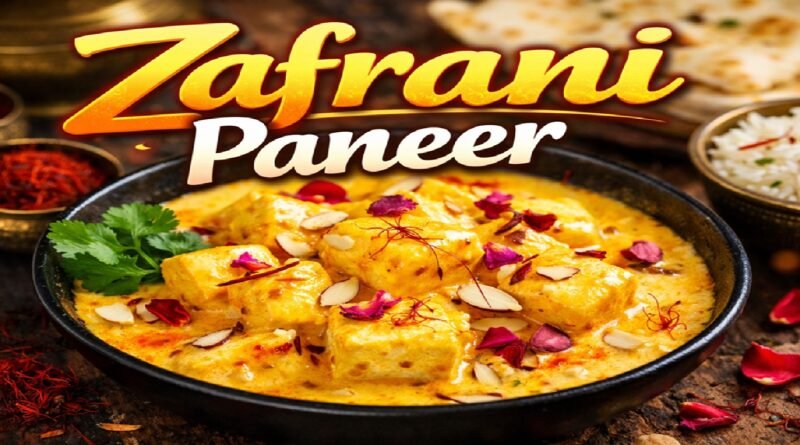 Zafrani Paneer Recipe: Royal Kashmiri-Style Saffron Paneer That Melts in Your Mouth