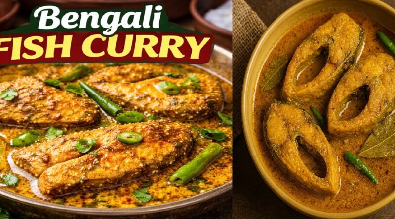 Authentic Bengali Fish Curry Recipe | Traditional Shorshe Mach (Mustard Fish Curry)