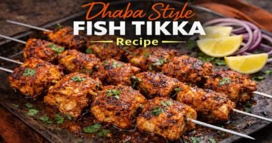 Fish Tikka in the Dhaba Style: A Smoky, Spicy, and Genuine Indian Highway Flavor.