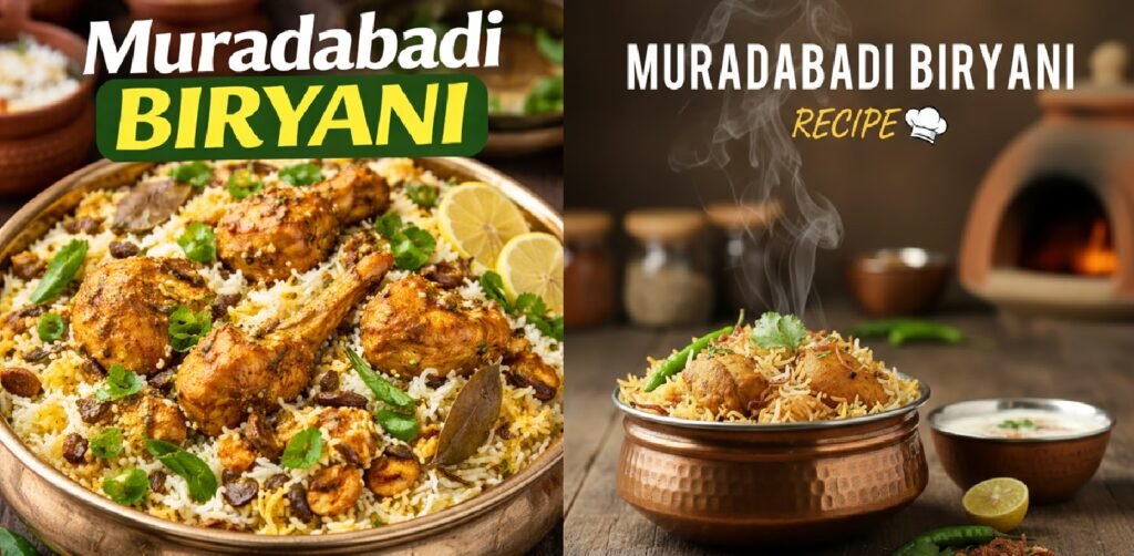 Muradabadi Biryani Recipe | Uttar Pradesh's Light, Aromatic, and Street-Style Chicken Biryani