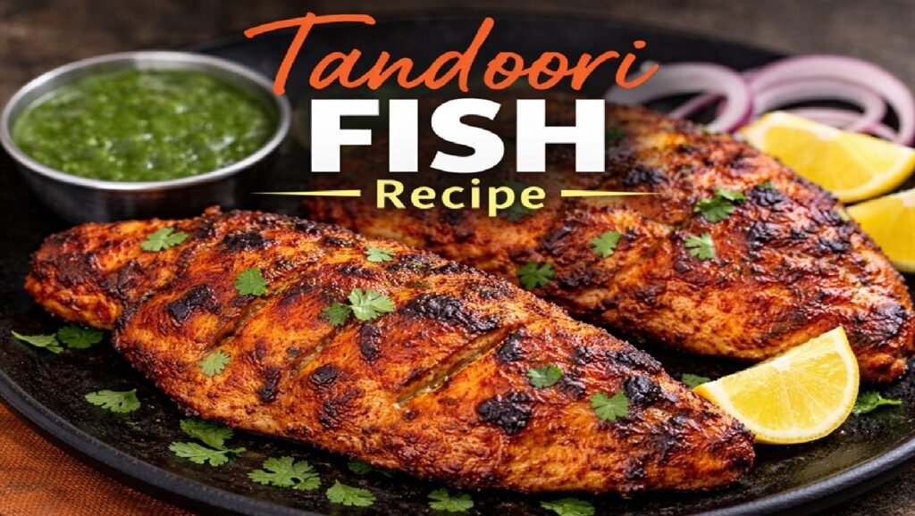 Tandoori Fish Recipe – Smoky, Spicy & Restaurant-Style Grilled Perfection