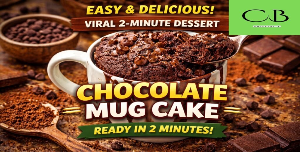Chocolate Mug Cake Recipe: The Viral 2-Minute Dessert Everyone Loves