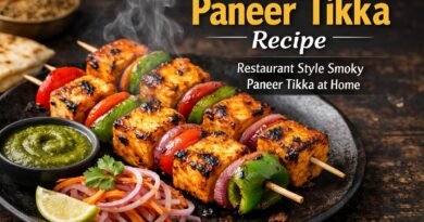 Paneer Tikka Recipe – Restaurant Style Smoky Paneer Tikka at Home