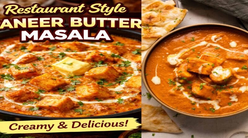 Restaurant Style Paneer Butter Masala: The Secret to the Perfect Creamy Gravy at Home