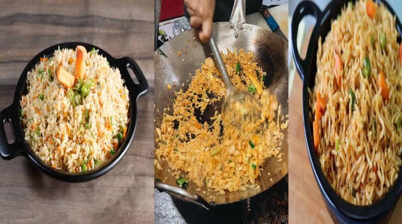 Homemade Veg Fried Rice – Street Style in Just 15 Minutes