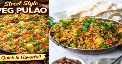 Street Style Vegetable Pulao Recipe – Easy & Flavorful Veg Pulao