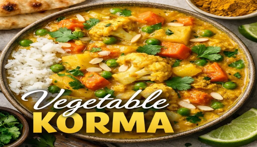 Vegetable Korma Recipe: How to Make Rich & Creamy Mughlai Veg Curry