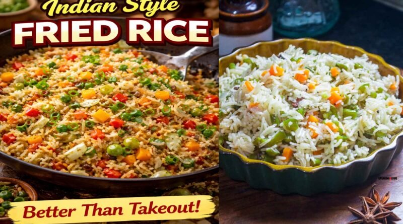 Indian Style Fried Rice Recipe – Street Style Veg Fried Rice