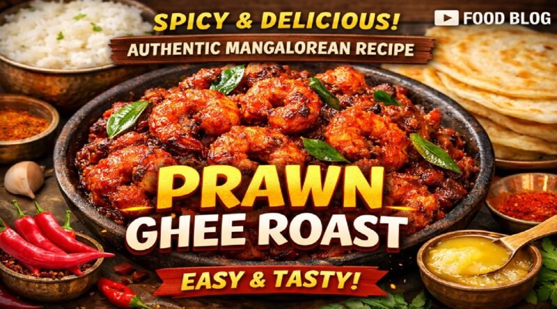 Prawn Ghee Roast Recipe: Authentic Mangalorean-Style Spicy & Flavorful Seafood Delight