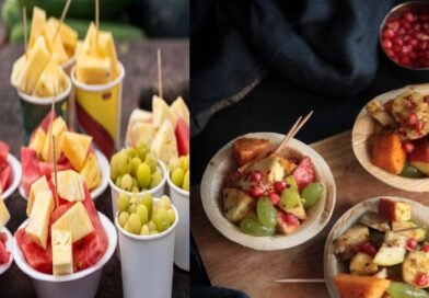 Delhi Street Style Fruit Chaat - Sweet & Spicy Snack