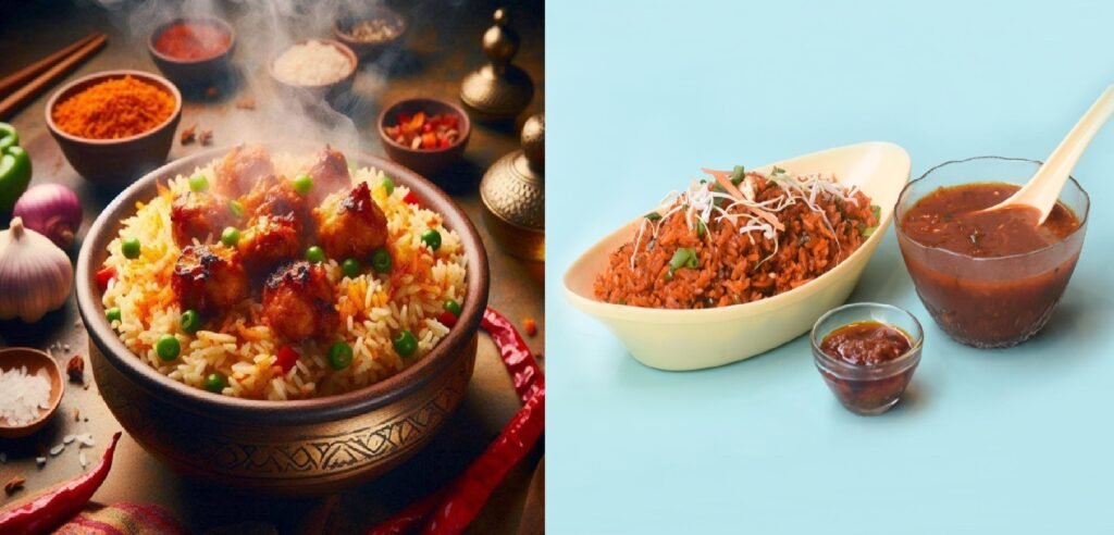 Street Style Schezwan Fried Rice - Spicy & Smoky