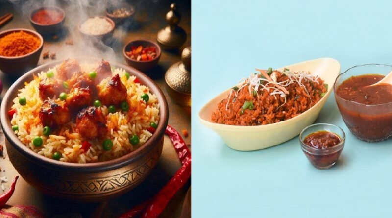 Street Style Schezwan Fried Rice - Spicy & Smoky