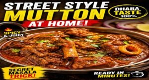 Street Style Mutton Curry | Dhaba Taste at Home in 60 Seconds!